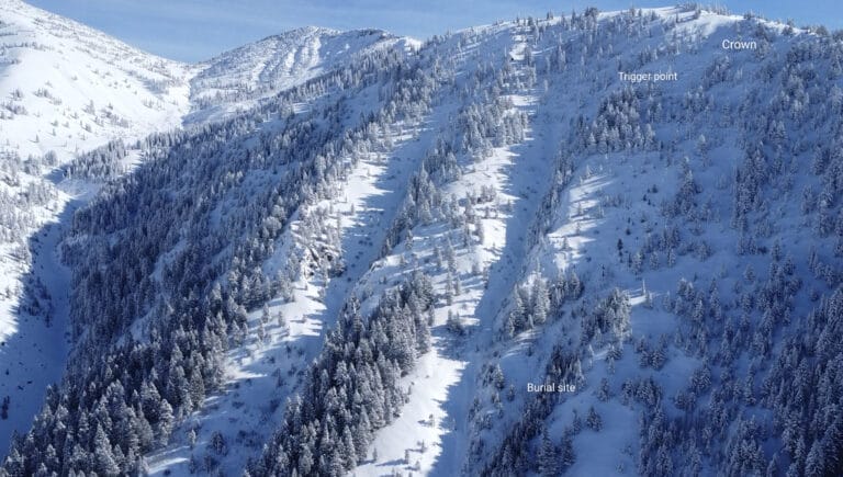 Prater Canyon Avalanche Fatality, 01-14-2024